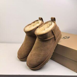 Women’s Ugg Classic Ultra Mini Boots Chestnut